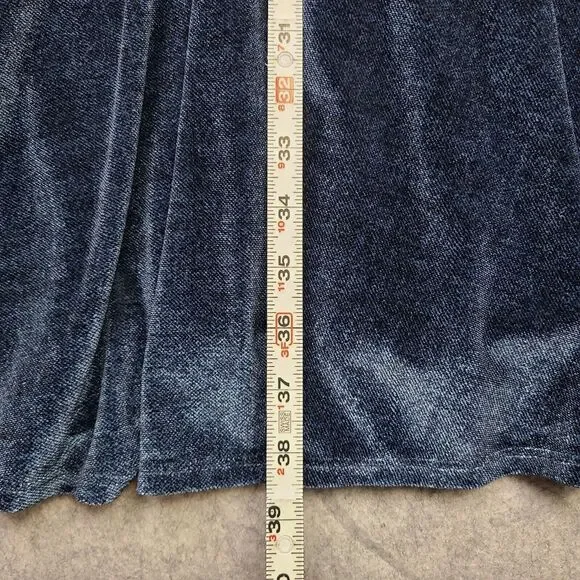 Brand NEW LuLaRoe Nicole XXS Dress‎ Dark Blue Velvet - Picture 8 of 9
